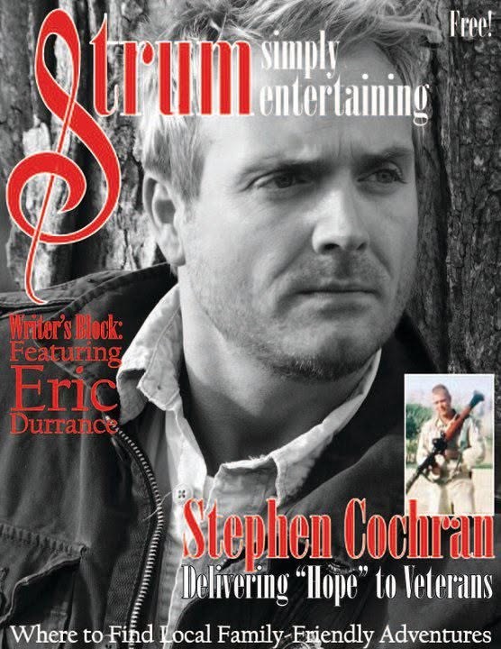 Strum Magazine Late 2011 cover: Stephen Cochran: Delivering "Hope" to Veterans