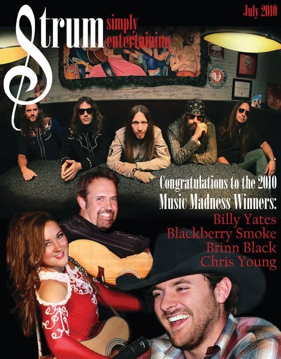 Strum Magazine July 2010 cover: Congratulations to the 2010 Music Madness winners