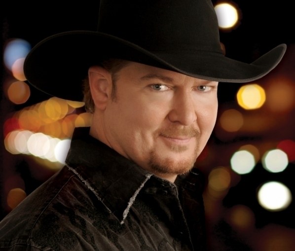 Tracy Lawrence in a black cowboy hat