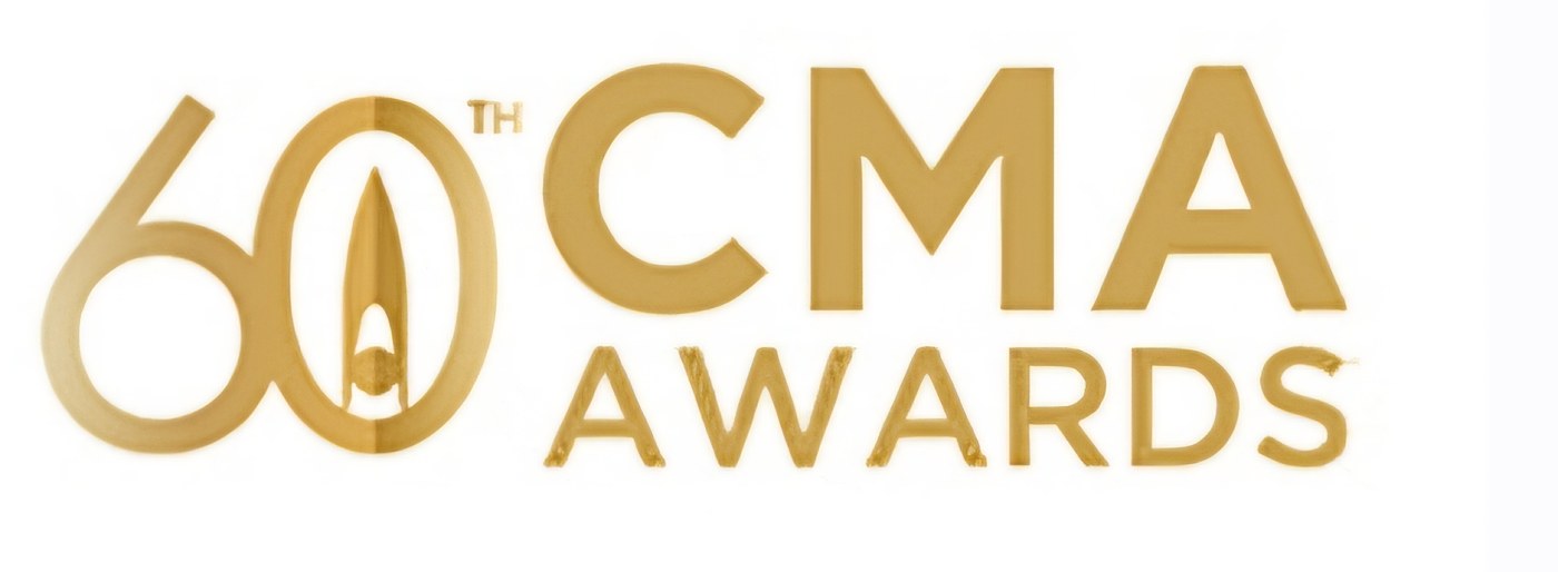 The 60th CMA Awards logo in gold